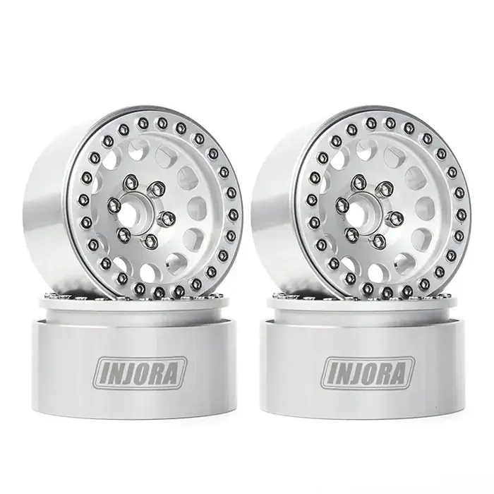 INJORA INJORA 4PCS 1.9" Aluminum Beadlock Wheels for 1/10 RC Crawler
