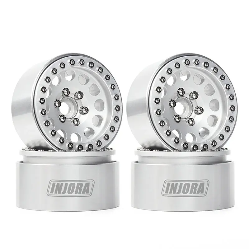 INJORA INJORA 4PCS 1.9" Aluminum Beadlock Wheels for 1/10 RC Crawler