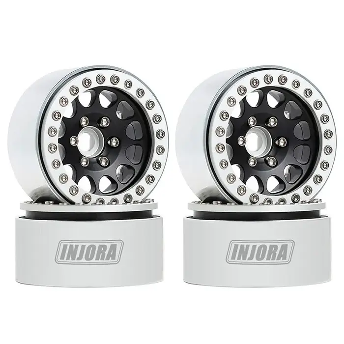 INJORA INJORA 4PCS 1.9" Aluminum Beadlock Wheels for 1/10 RC Crawler