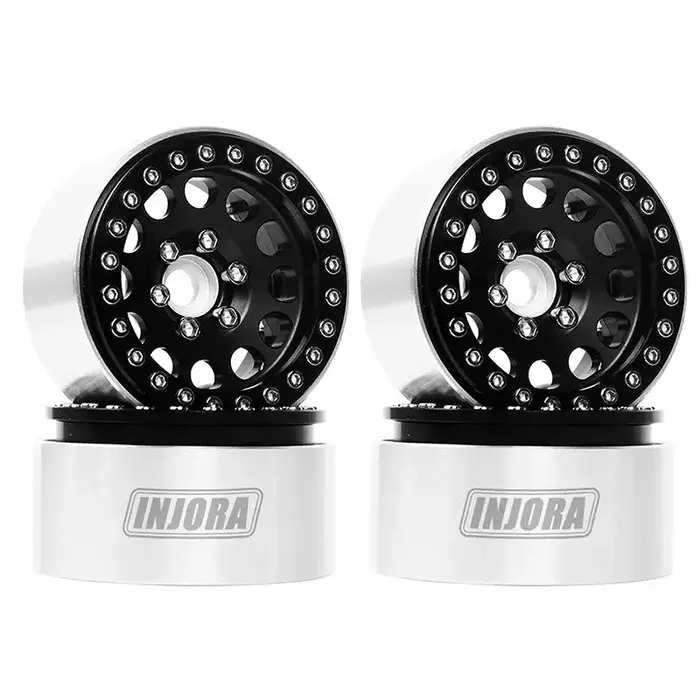 INJORA INJORA 4PCS 1.9" Aluminum Beadlock Wheels for 1/10 RC Crawler