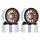 INJORA 4PCS 1.9" 12-spoke Metal Beadlock Wheel Rims for 1/10 RC Crawler