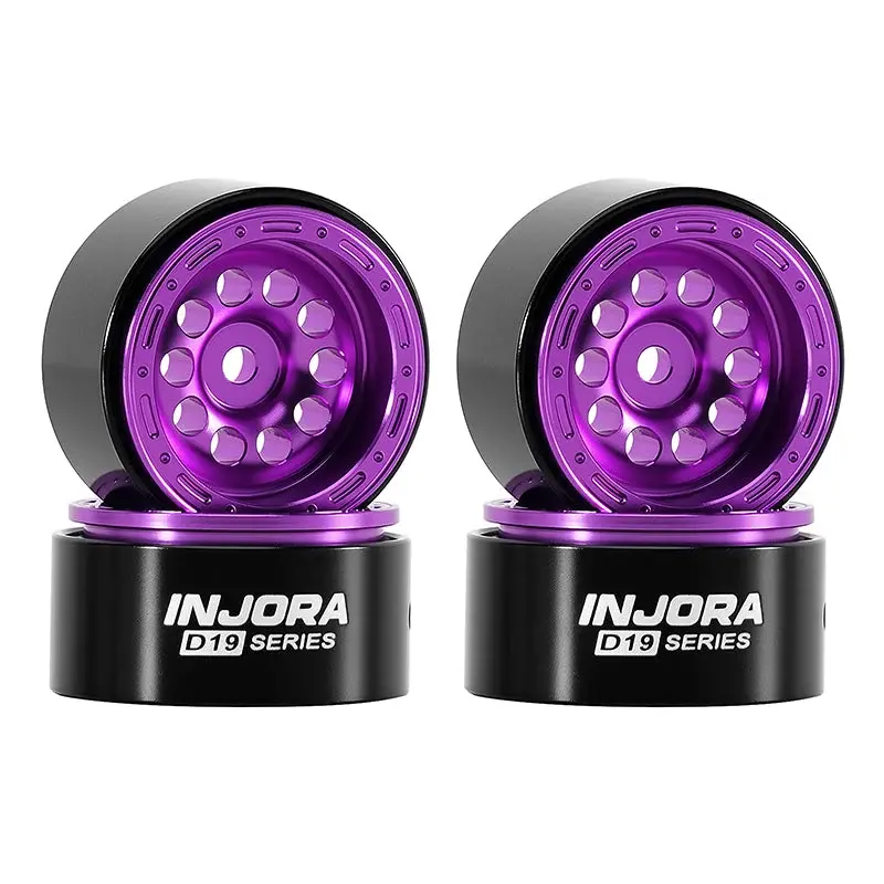 INJORA INJORA 0.7" D19 Aluminum Wheels for 1/30 SCX30 (W7008) (4)