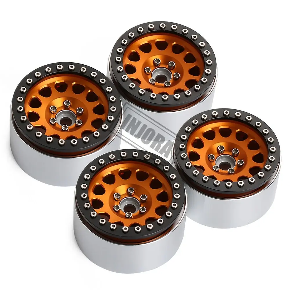INJORA INJORA 2.2" Aluminum Beadlock Wheels for 1/10 RC Crawlers