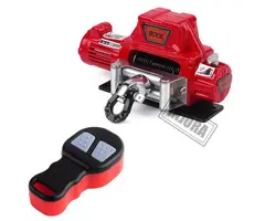 INJORA CRAW18289_RD - Sale INJORA Red Metal Automatic Winch Wireless Remote Controller System for 1/10 RC Crawler