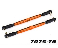 Traxxas 7748-ORNG - TUBES 157 mm Orange Aluminum Toe Links (2)