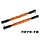 7748-ORNG - TUBES 157 mm Orange Aluminum Toe Links (2)