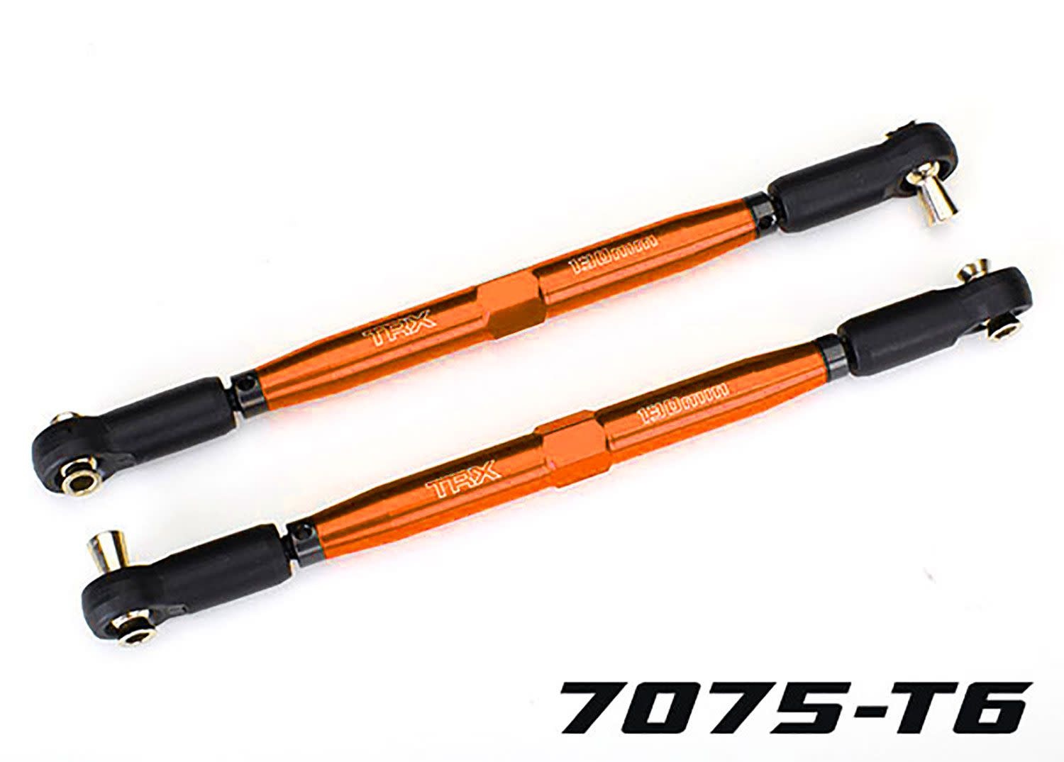 Traxxas 7748-ORNG - TUBES 157 mm Orange Aluminum Toe Links (2)