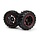 Spryte Wheels/Tires Assembled (Black/Red)