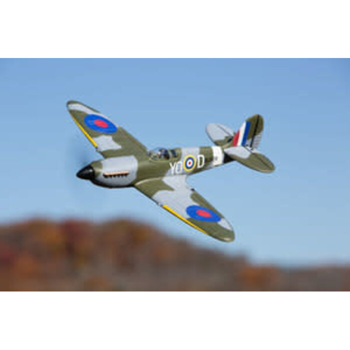 RageRC Supermarine Spitfire Micro RTF Airplane with PASS (Pilot Assist Stability Software) System