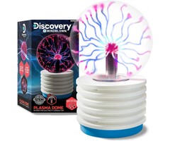 PLASMA-GLOBE - Discovery™ Plasma Globe Lamp - Touch & Sound Sensitive Lightning| Electric Tesla Coil Base Design| Educational STEM Toy| Home & Room Décor| Light-Up Plasma Orb| Interactive Globe| Fun Science Gift