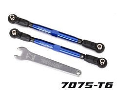 Traxxas 8547X - TUBES 102 mm Blue Aluminum Toe Links (2)