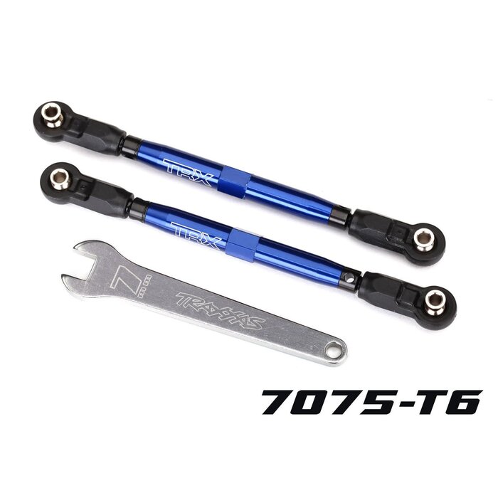 Traxxas 8547X - TUBES 102 mm Blue Aluminum Toe Links (2)