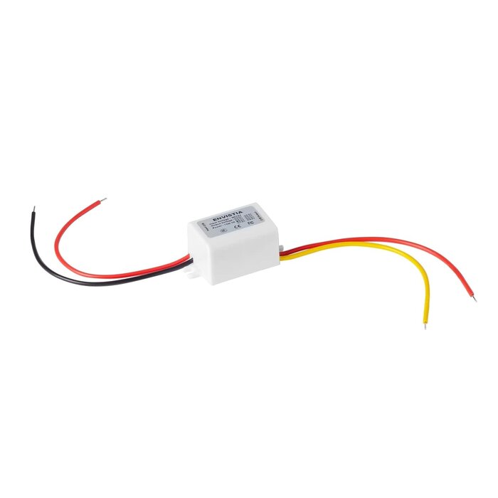 EM-POWER-0025 - Envistia Miniature 12V to 5V Step Down DC to DC Voltage Converter 3A 15W Waterproof Power Supply Module
