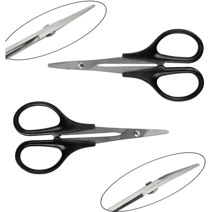 Body Reamer 0-14mm Hole Puncher w/Sleeve & Curved Scissors Set for RC Car Bodyshell Hobby Tools