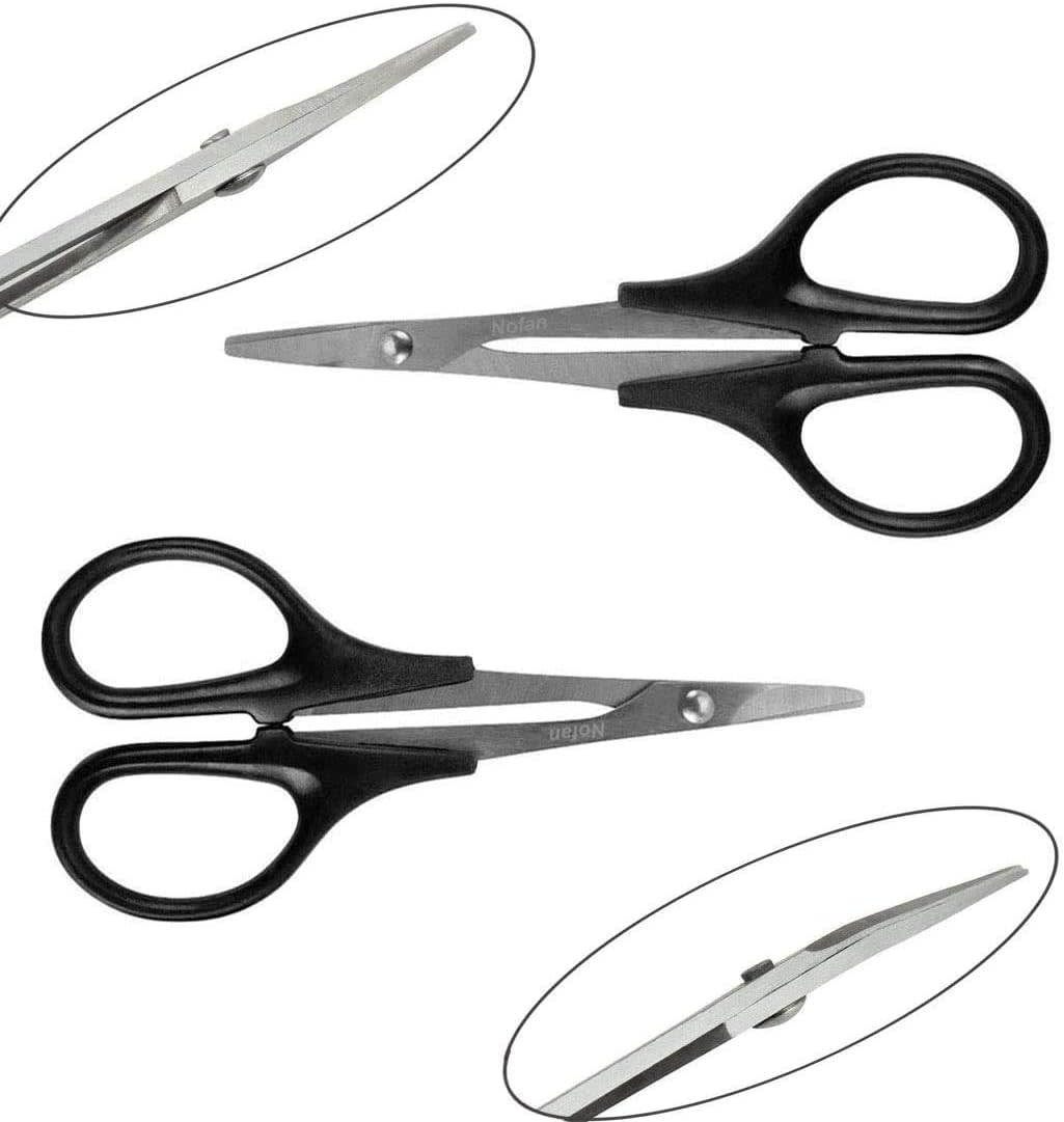 Body Reamer 0-14mm Hole Puncher w/Sleeve & Curved Scissors Set for RC Car Bodyshell Hobby Tools