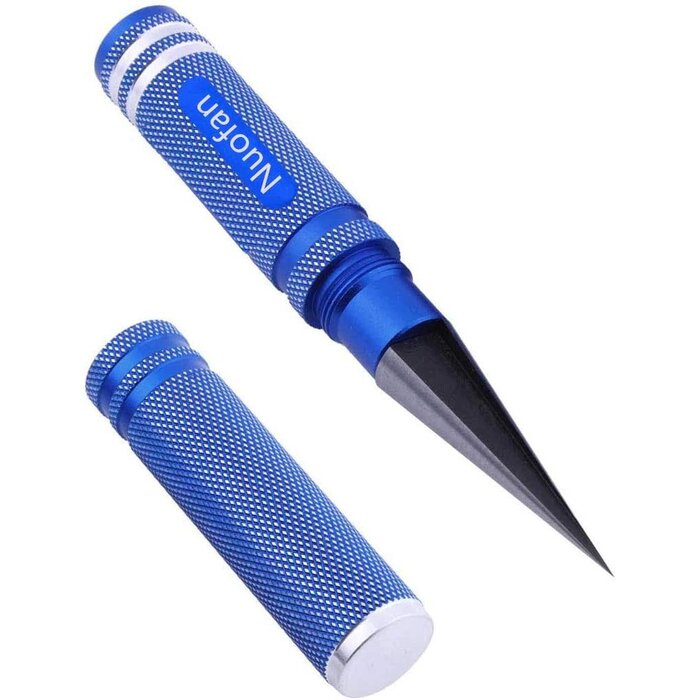 Body Reamer 0-14mm Hole Puncher w/Sleeve & Curved Scissors Set for RC Car Bodyshell Hobby Tools