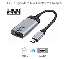 CC-UC-006-MDP - cablecc USB-C to Mini Displayport Cable Adapter 4K 2K 60hz for Tablet & Phone & Laptop