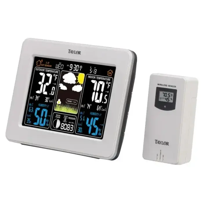 TAP1736 - Taylor® Precision Products Digital Deluxe Color Weather Forecaster