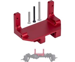 1/10-SVO-AXL-MNT-RED - YSKMLOLP SCX10 III Red Servo on Axle Mount, AR45P Portal Axle 4-Link Suspension for 1/10 RC Crawler Car SCX10 III Aluminum Alloy Upgrade Parts