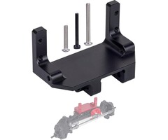 1/10-SVO-AXL-MNT-BLK - YSKMLOLP SCX10 III Black Servo on Axle Mount, AR45P Portal Axle 4-Link Suspension for 1/10 RC Crawler Car SCX10 III Aluminum Alloy Upgrade Parts