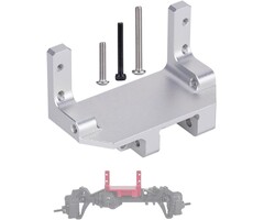 1/10-SVO-AXL-MNT-SLVR - YSKMLOLP SCX10 III Silver Servo on Axle Mount, AR45P Portal Axle 4-Link Suspension for 1/10 RC Crawler Car SCX10 III Aluminum Alloy Upgrade Parts