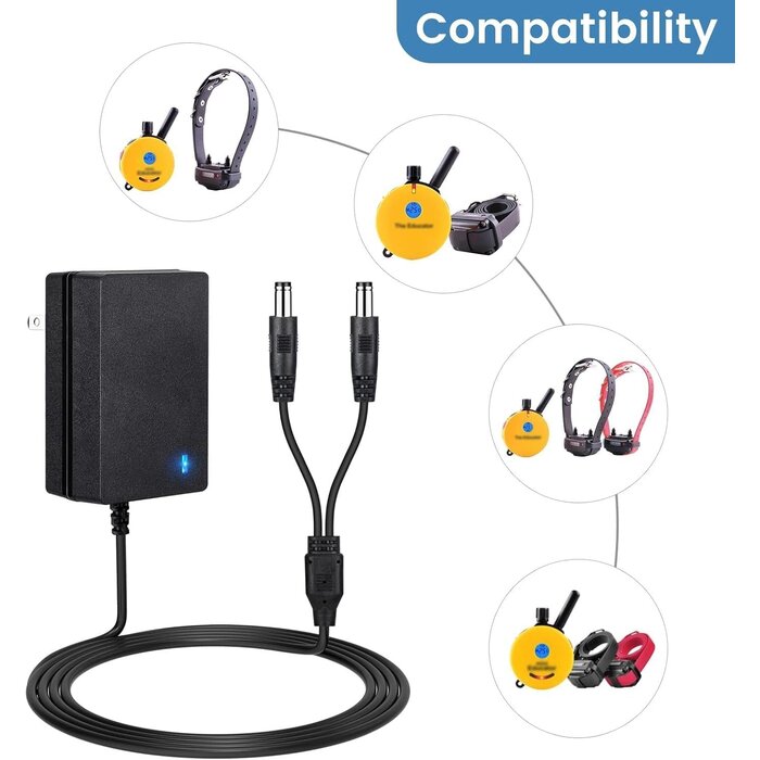 YP05S - YEAOI E Collar Charger for Mini Educator 300 400 ET-300 ET-400 Training Collars