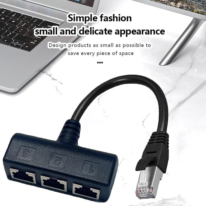 RJ45 Ethernet Splitter Cable