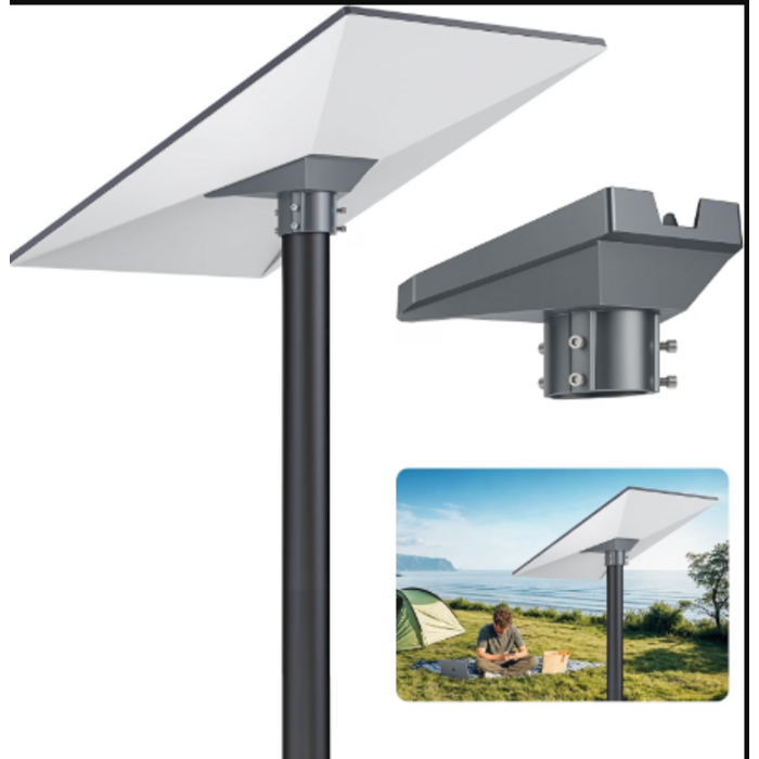 WX-0083-UK - WXPSKY 4/4X/Gen3/V3 Starlink Standard 4 Pole Mount - Heavy-Duty Aluminum Pole Mounting Kit for Roof, RV & Outdoor, Adjustable Secure Bracket, Kickstand (Pipe Not Included)