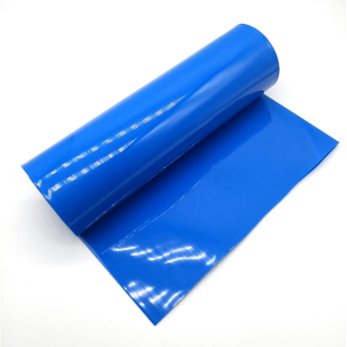 HT-SHRNK-WRP-10FT - JichuET 200mm (7.9in) Width PVC Heat Shrink Wrap Tube 18650 21700 26650 Lithium Battery DIY Battery Pack 3M (9.9ft) Length Blue
