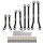 ASC18-32 - INJORA Black Brass High Clearance Links for 1/18 Redcat Ascent-18 APEX