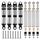 ASC18-09BS-4 - INJORA Black 53mm Threaded Oil Shocks for 1/18 Redcat Ascent-18 HPI Venture18