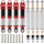 ASC18-09RD-4 - INJORA Red 53mm Threaded Oil Shocks for 1/18 Redcat Ascent-18 HPI Venture18