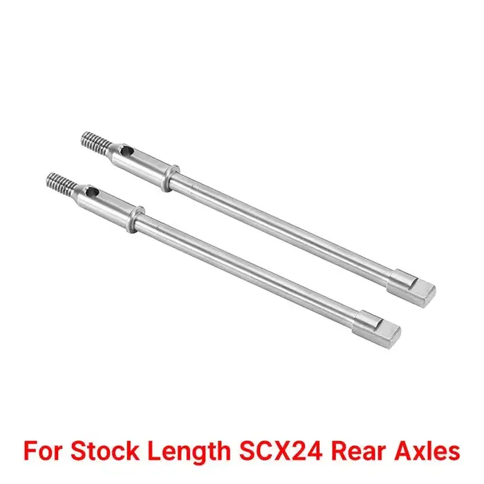 INJORA SCX24-183R - Rear Steel Dogbone Shafts for SCX24 Stock Axles