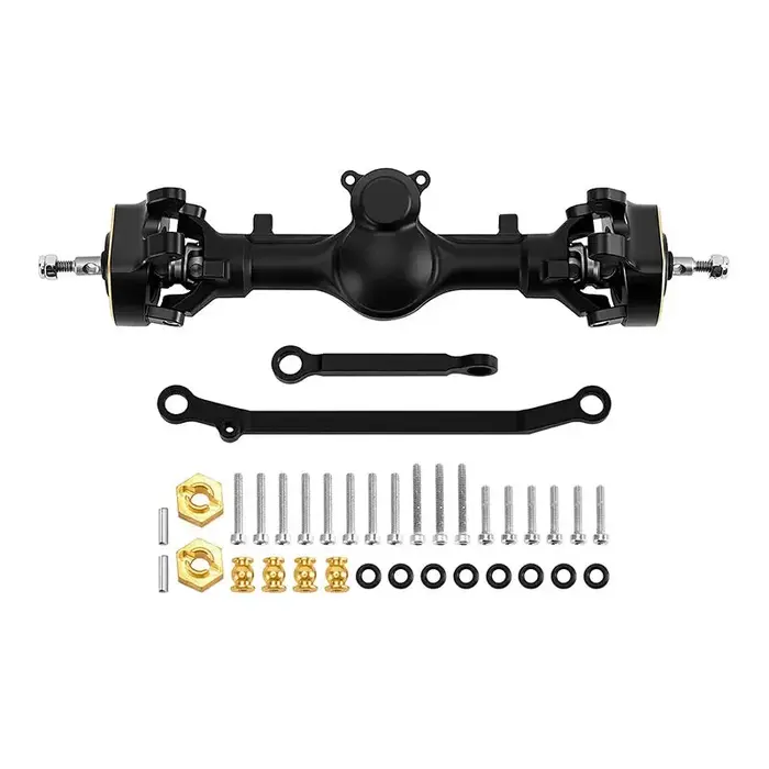 INJORA SCX24-195BKF - INJORA Front +4mm Nylon Planet Axles with Double Joint Shafts for 1/24 SCX24