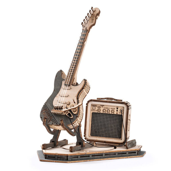 ROETG605 - Classic 3D Wood Puzzles; Electric Guitar
