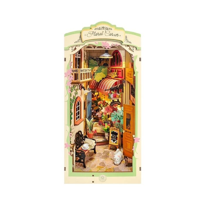 ROETGB09 - Floral Corner Book Nook - Stories in Books