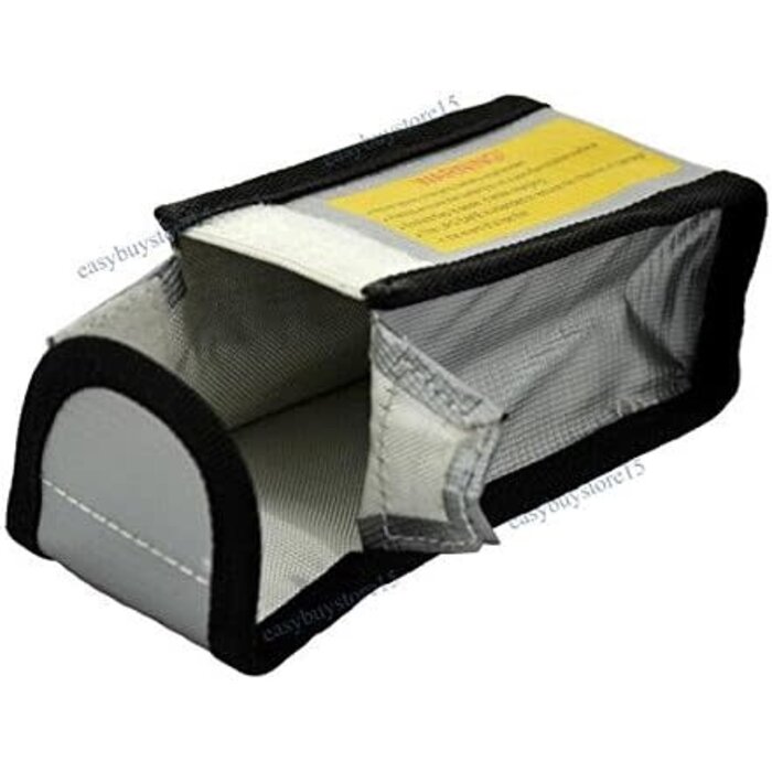 FBB125-02 - sccsport Lipo Battery Fireproof Explosion Proof Bag Storage Guard Safe Pouch 125 x 64 x 50mm