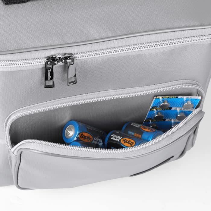 10x9x6-LIPO-BAG - Tamfile Fireproof Lipo Battery Bag with 4200°F Heat Insulated, Fireproof Battery Pack with Pockets, Explosionproof Lipo Safe Bag for Storage, Transport and Charging