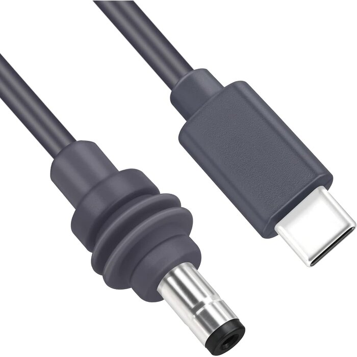 BEN789-6FT - BENACES Starlink Mini Cable, BENACES 6.6 FT Starlink Mini USB C to DC 5.5mm x 2.1mm Power Cable,18AWG USB Type C to DC Charger Cord Compatible with 100W PD Power Bank, Suitable for Outdoor Travel and Camping