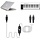 MIDI23001 - TENINYU 6.5ft Dual In/Out Male 5-Pin MIDI Cable to Male USB-A Cable Converter 2 in 1 PC to Synthesizer Music Studio Keyboard Interface Wire Plug Controller Adapter Cord 16 Channels Supports Computer Laptop Windows and Mac