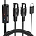 LUM-03 - LEKATO 6.5ft Dual In/Out Male 5-Pin MIDI Cable to Male USB-C, Type-C MIDI Interface with Input & Output Connecting Keyboard/Synthesizer for Editing Recording Professional Cord Windows/Mac Studio, Black