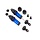 9660 -  Blue Aluminum GT-Maxx Shocks (2)