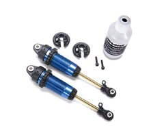 Traxxas 7462 - Shocks, GTR xx-long blue-anodized, PTFE-coated bodies with TiN shafts (fully assembled, without springs) (2)