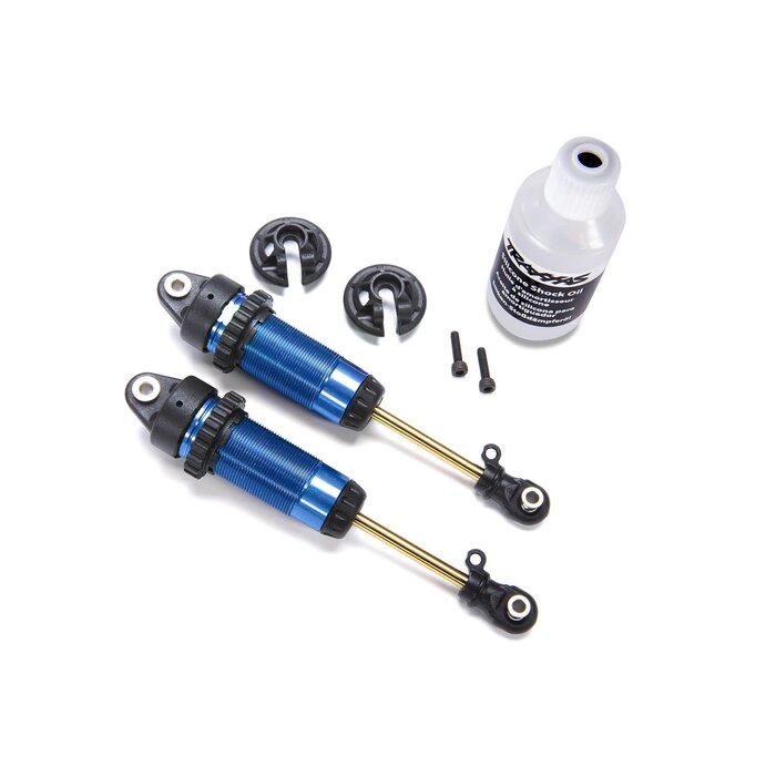 Traxxas 7462 - Shocks, GTR xx-long blue-anodized, PTFE-coated bodies with TiN shafts (fully assembled, without springs) (2)