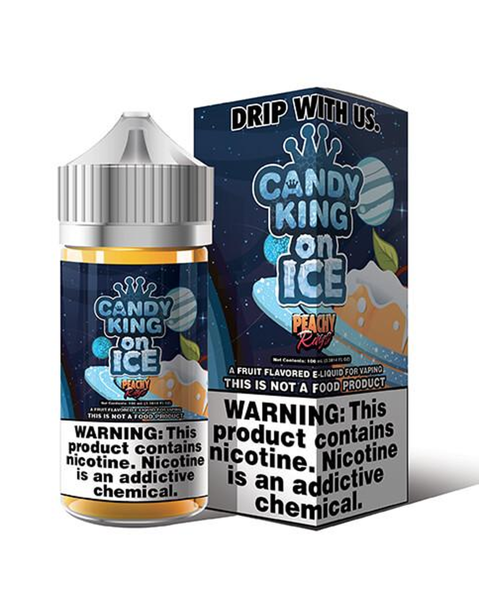 Candy King Candy King Peachy Rings Ice 100 mL 3 mg