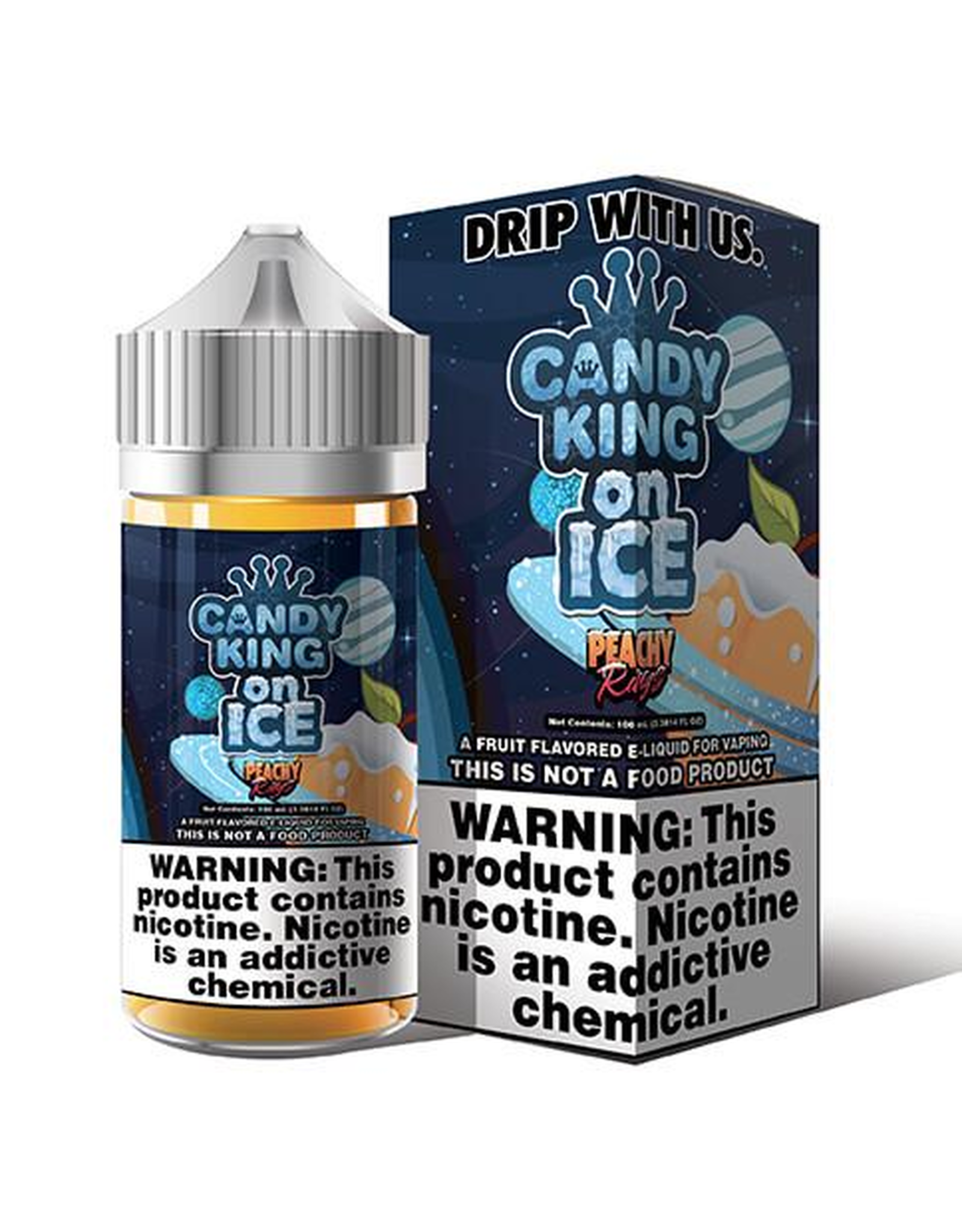Candy King Candy King Peachy Rings Ice 100 mL 6 mg