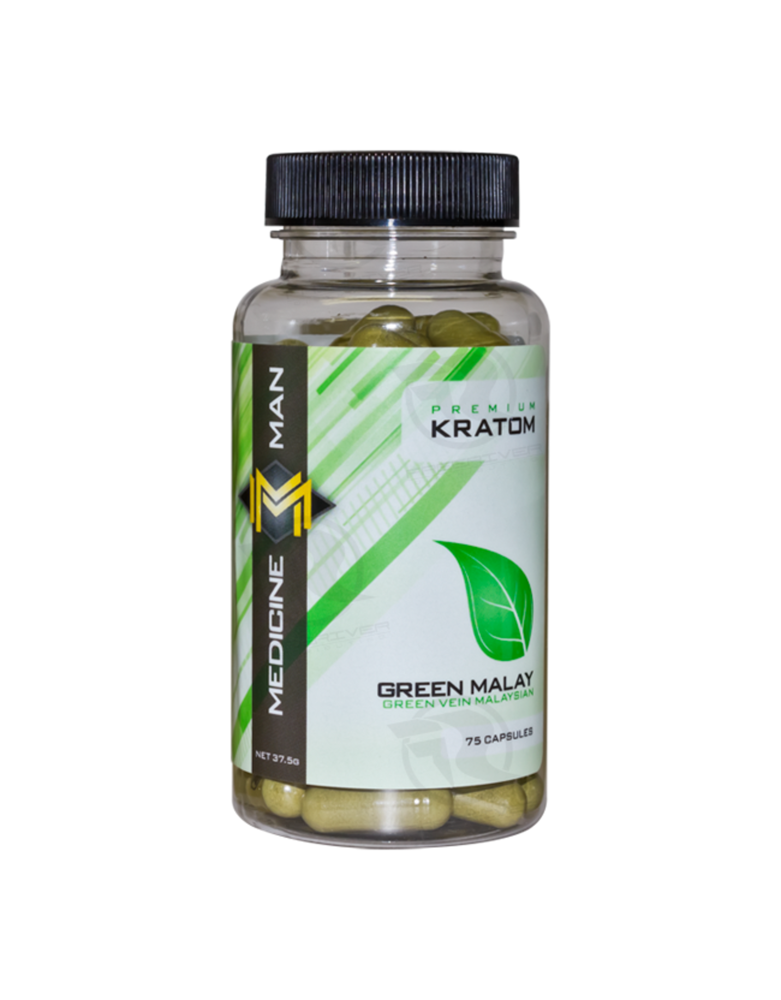 Medicine Man Kratom Green Malay 75 Caps