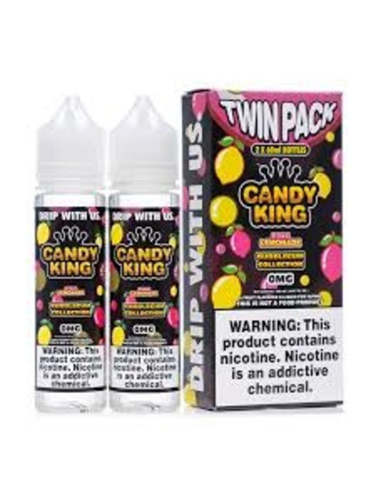 Candy King Candy King Pink Lemonade Bubblegum 120 ml 3 mg