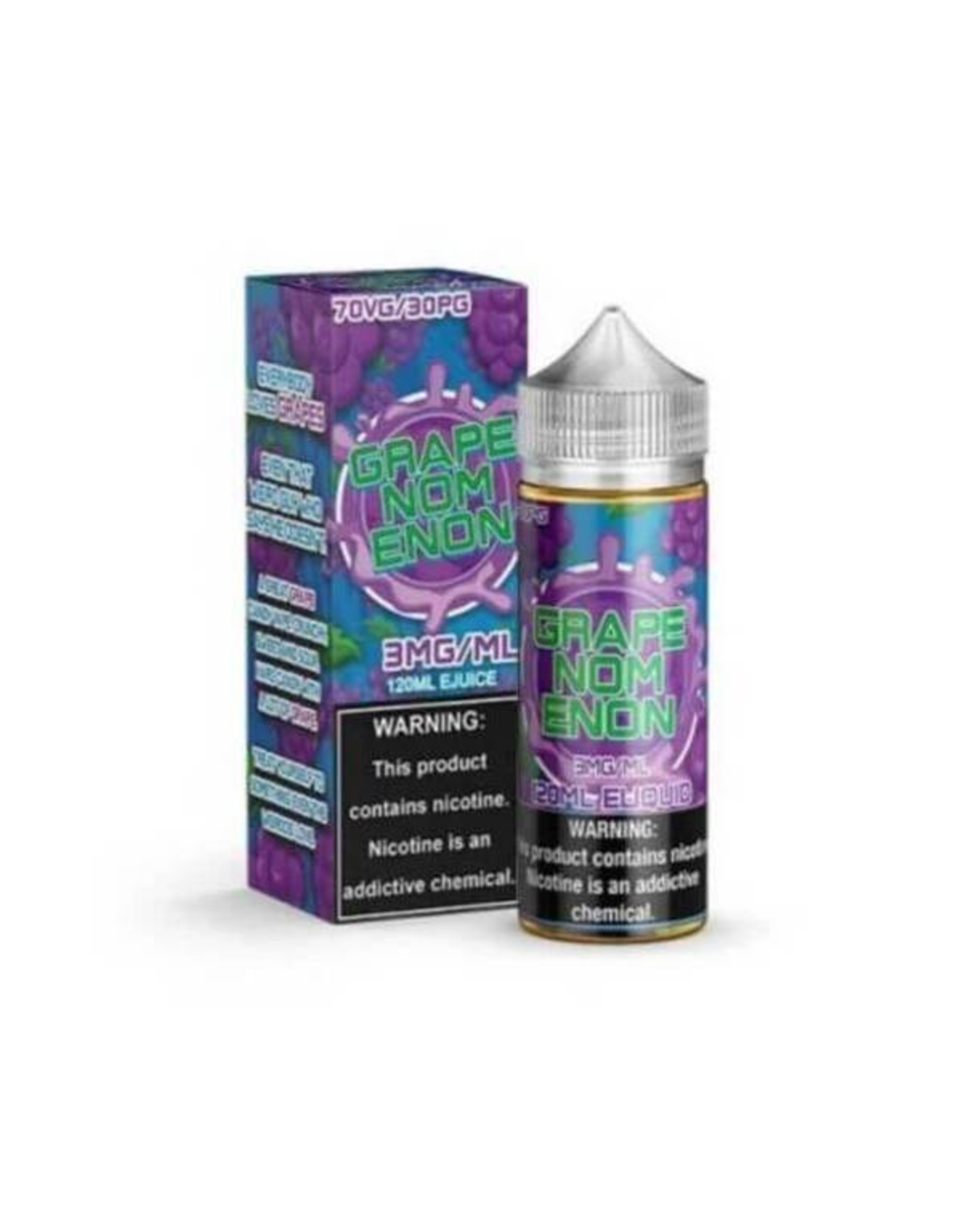 Noms Ejuice  Grape Nom Enon 120 mL 0 MG