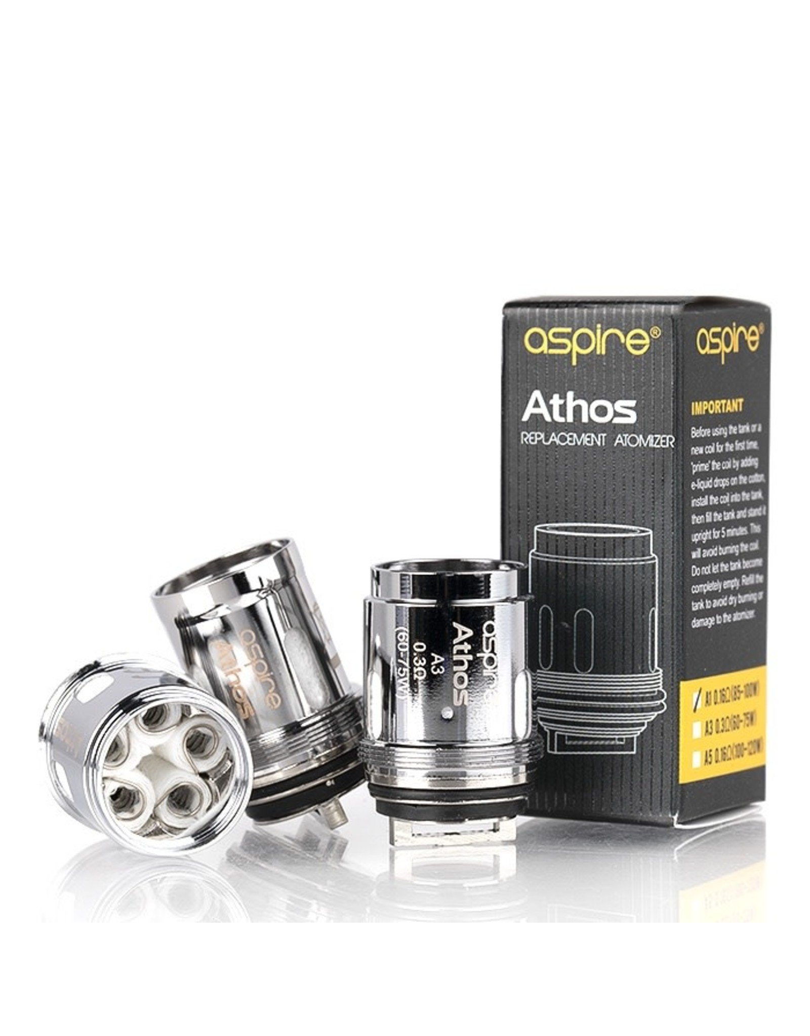 Aspire Aspire Athos Replacement Atomizer 3pk